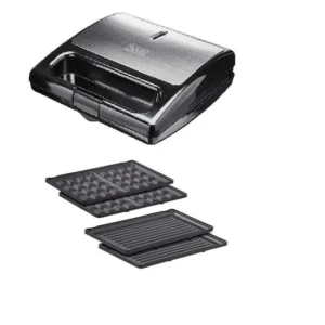 Black And Decker 2 in 1 Grill Maker G2 Waffle And Grill