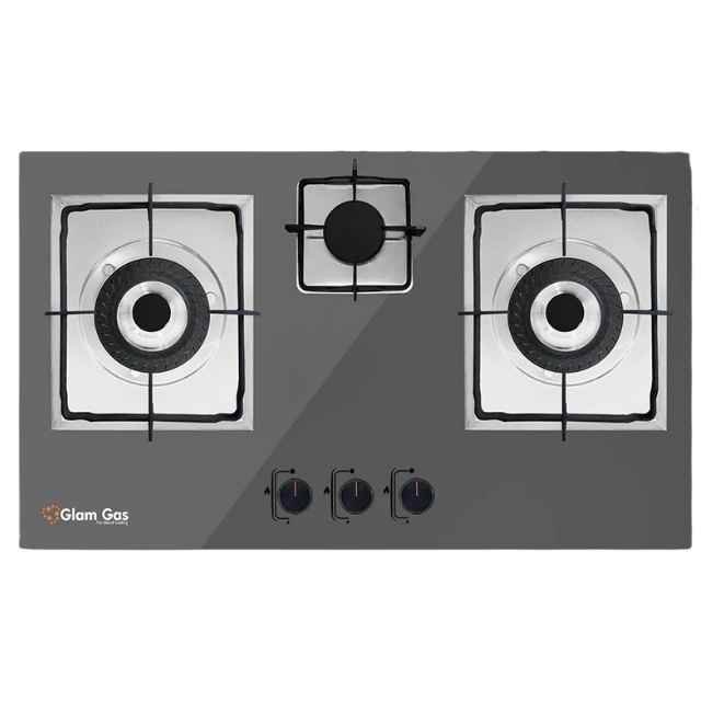 Glam Gas Hob Grey