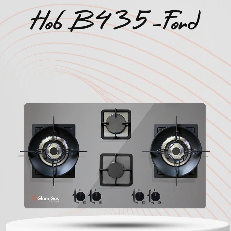 Glam Gas B435-Ford 4 Burner Built-In Hob With Official Warranty